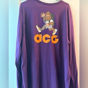 Nike ACG - Long sleeve purple t shirt size XXL